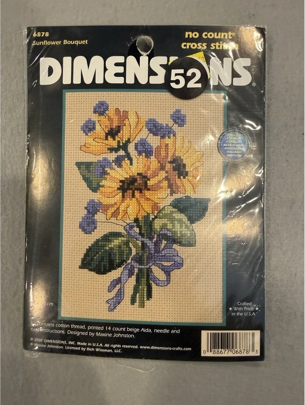Lot Of 7 Cross Stitch Flower Theme Kits New Sealed